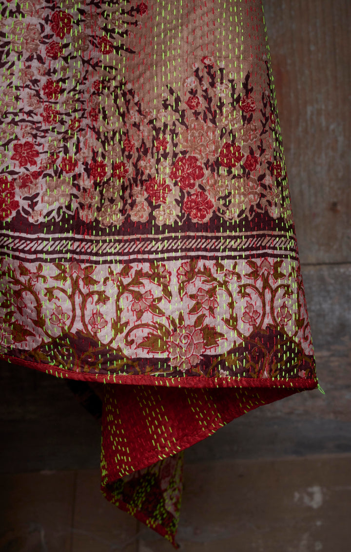 Silk Kantha Shawl | Olivia