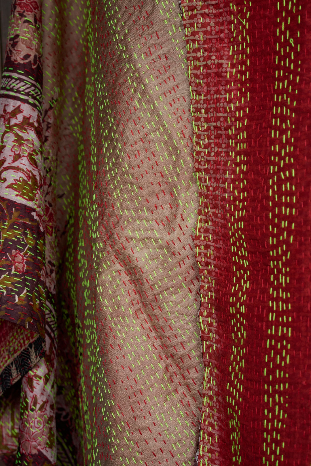 Silk Kantha Shawl | Olivia