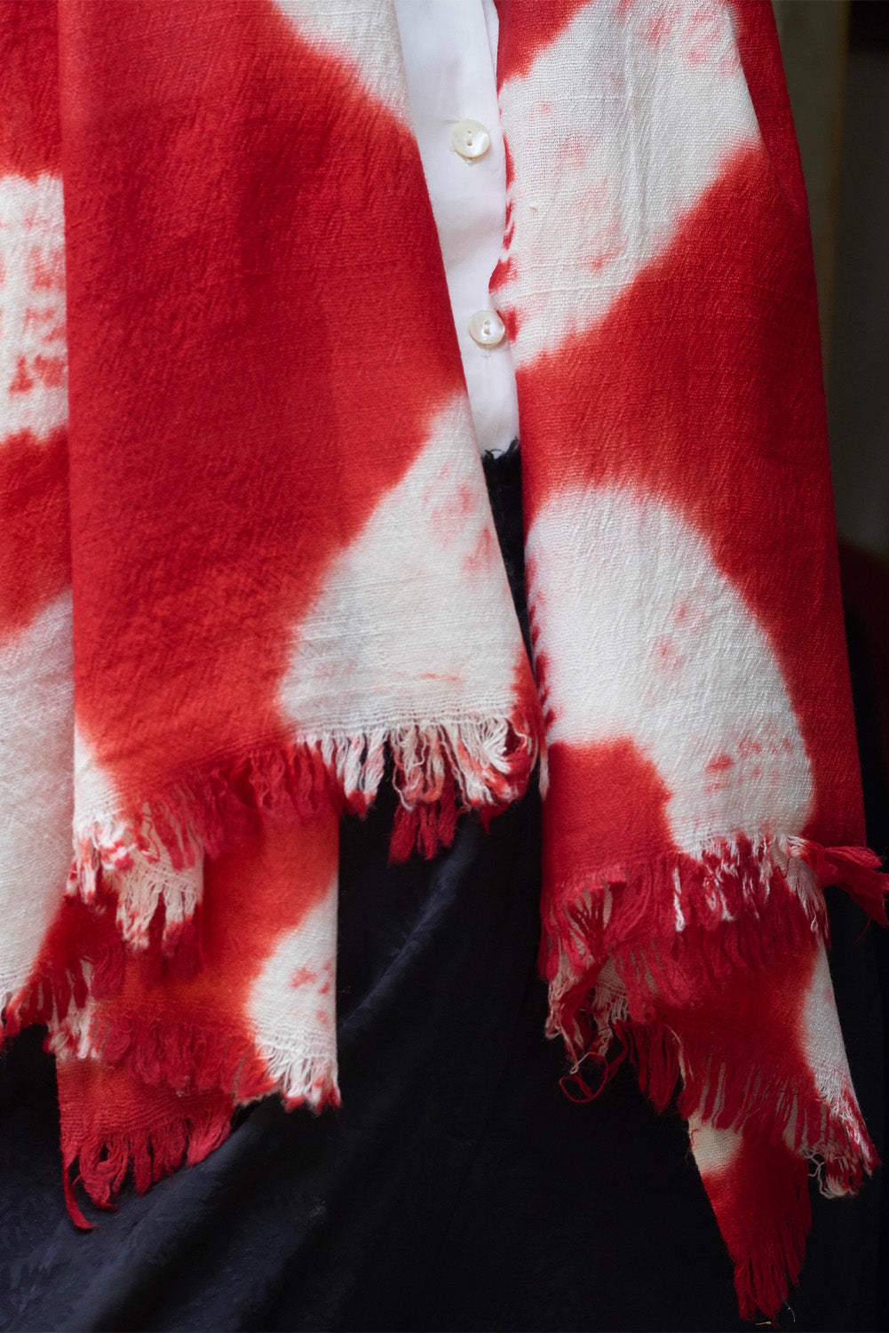 Pure wool Scarf | Red Moon