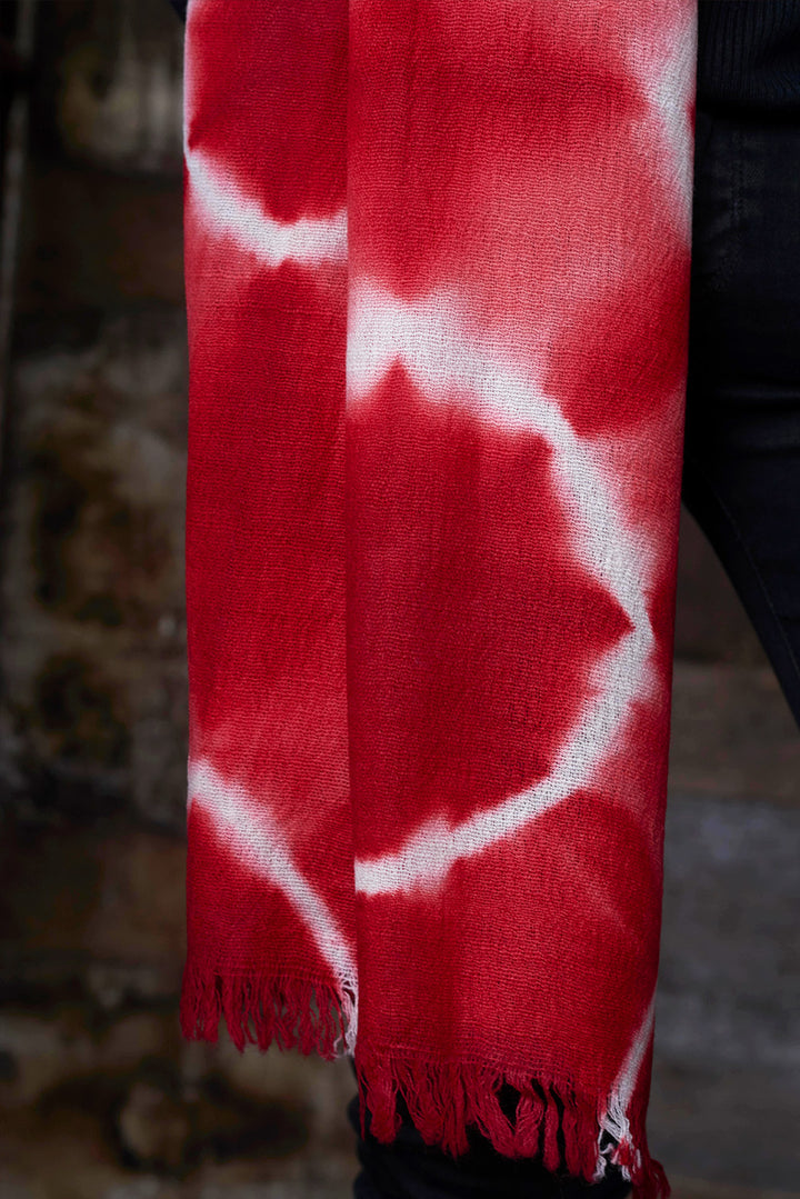 Pure wool Scarf | Red Star