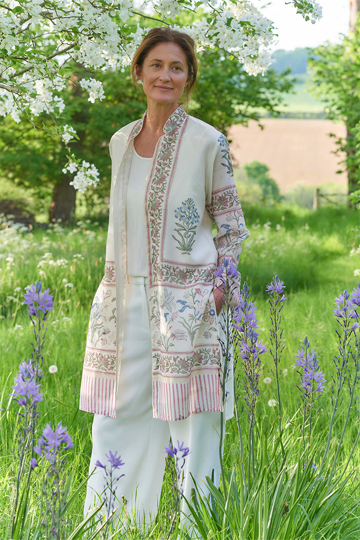 Chanderi Silk / Sage / UK 16-18