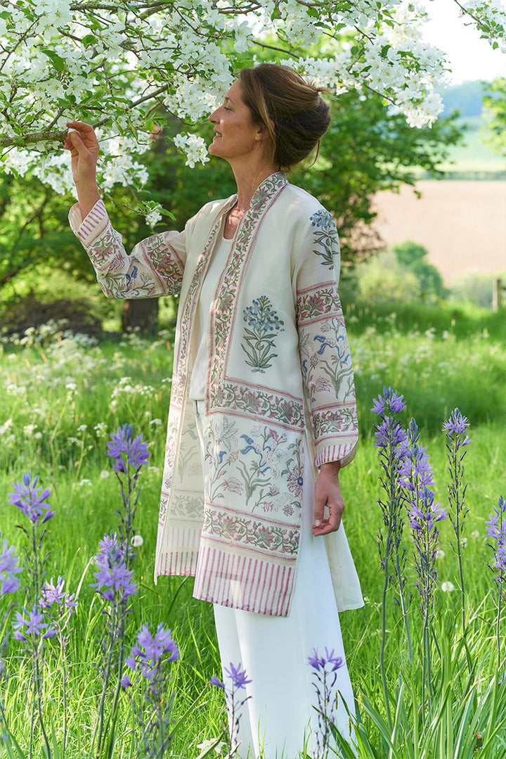Chanderi Silk / Sage / UK 16-18