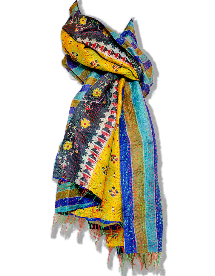 Silk Kantha Stole | Mia