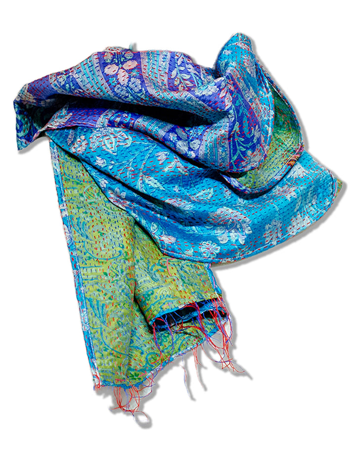 Silk Kantha Stole | Ava