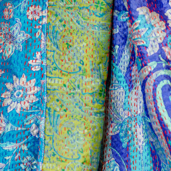 Silk Kantha Stole | Ava