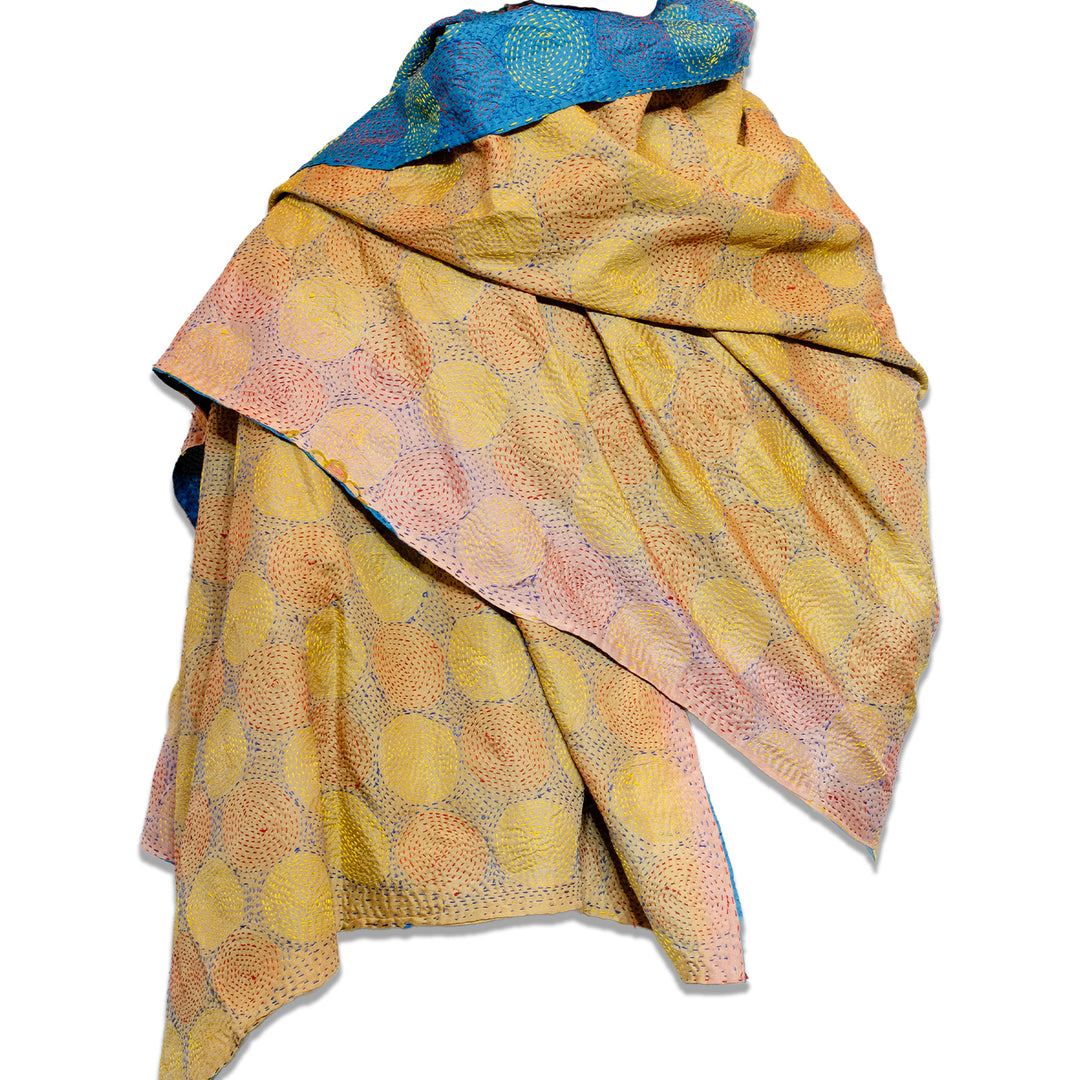 Silk Kantha Shawl | Thea