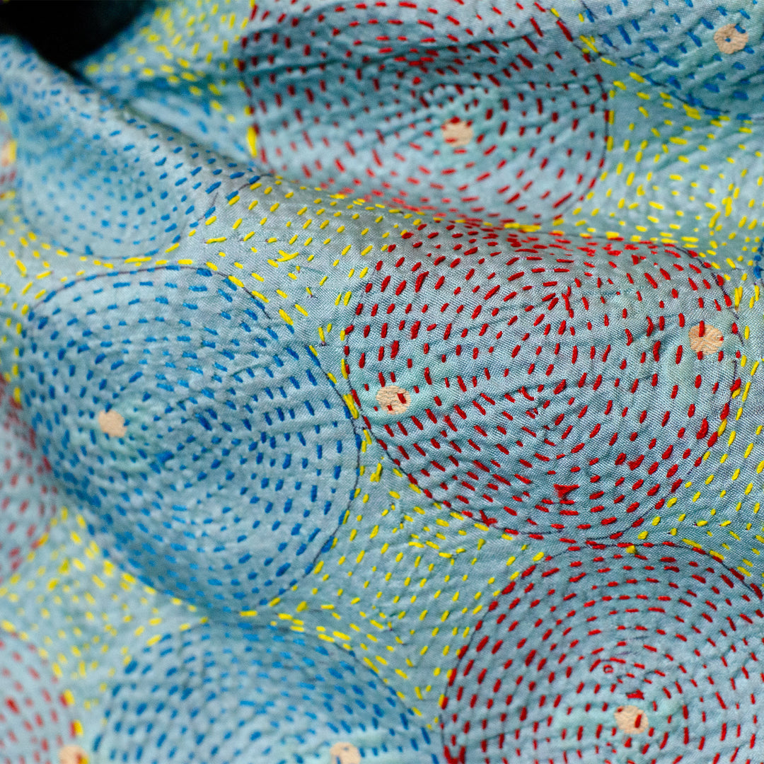 Silk Kantha Shawl | Venus