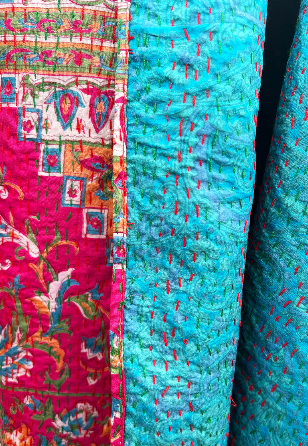 Silk Kantha Stole | Tansy