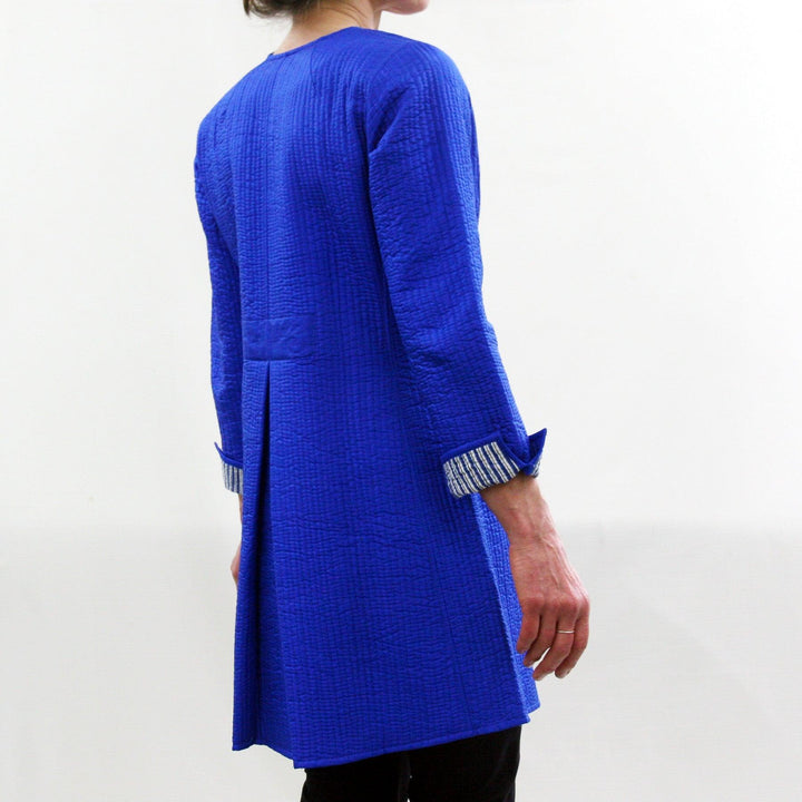 'Annik' Silk / Reversible / Blue | Tania Llewellyn Designs