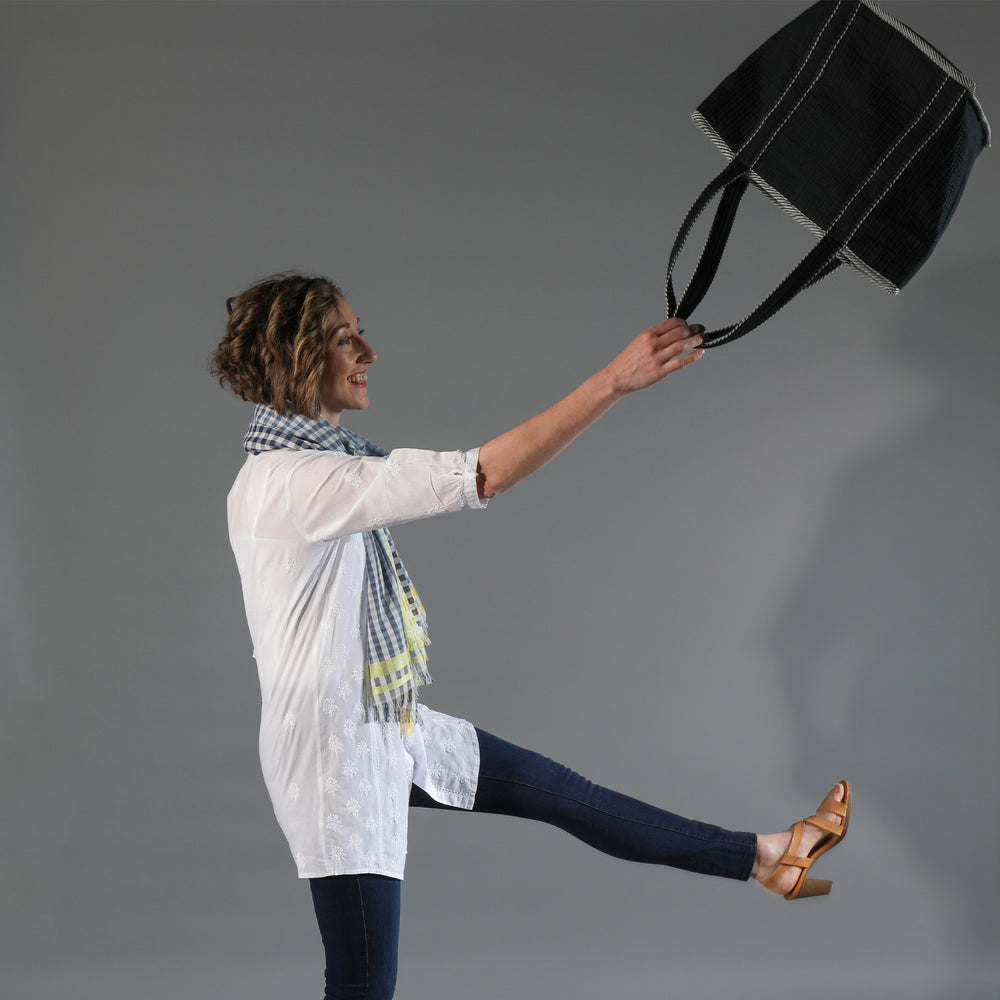 Cotton Bag / Black | Tania Llewellyn Designs