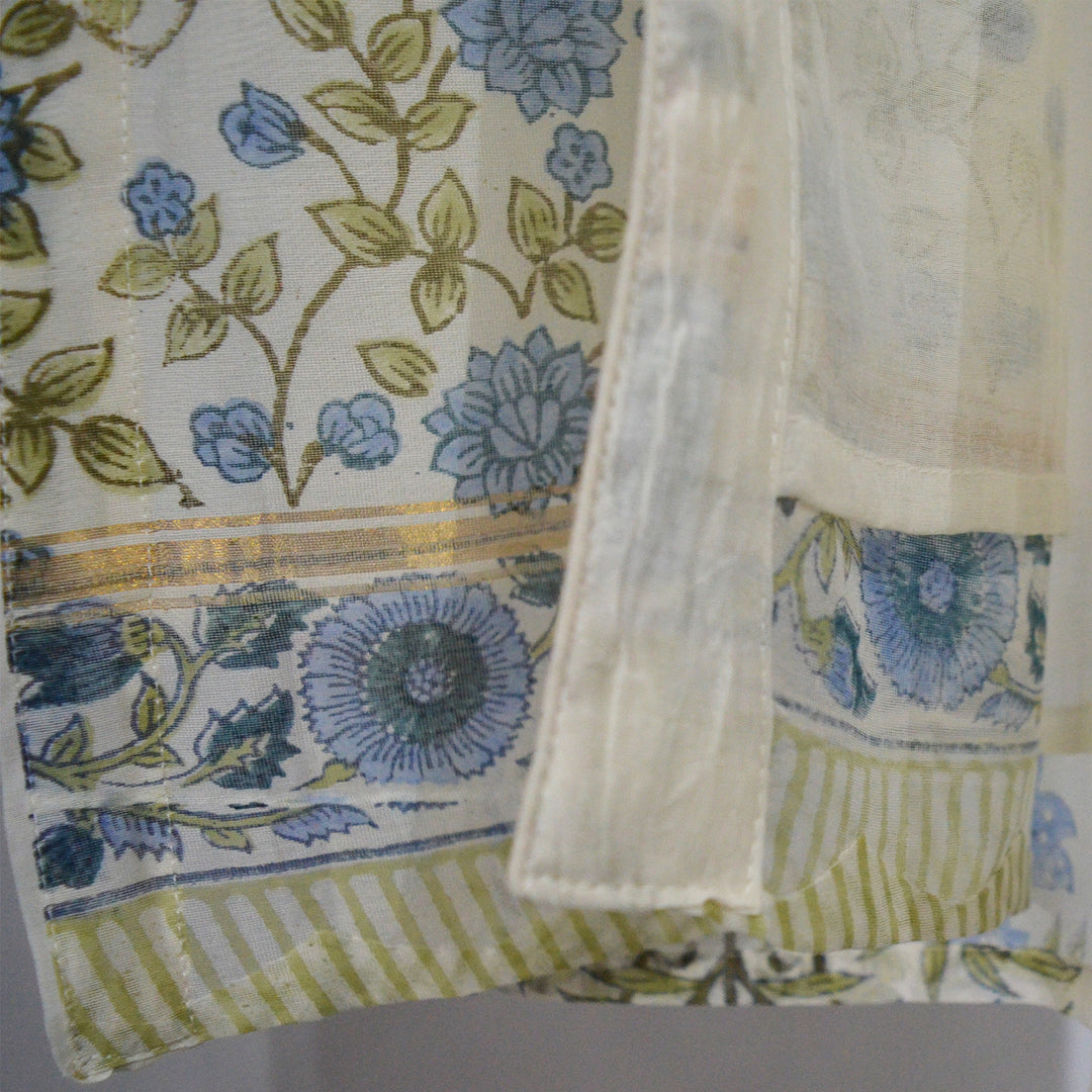 Chanderi Silk / Clover / UK 12-14 | Tania Llewellyn Designs