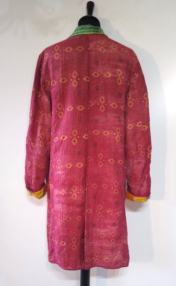 Cotton Kantha 'Classic' Jacket - Medium (40" Bust) | Tania Llewellyn Designs