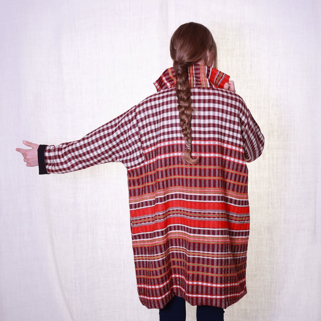 Plaid Wool Jacket / Divya / Large | Tania Llewellyn Designs