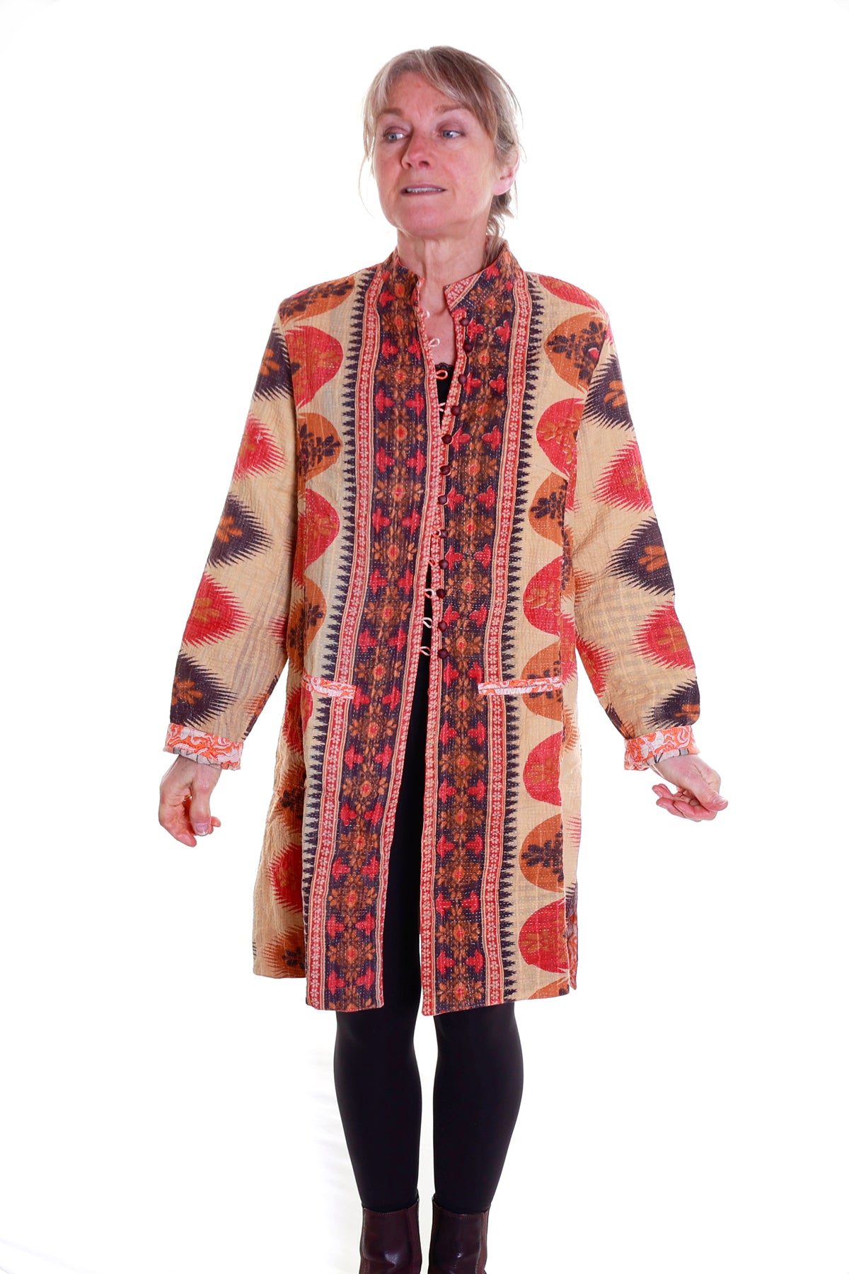 Reversible kantha jacket online