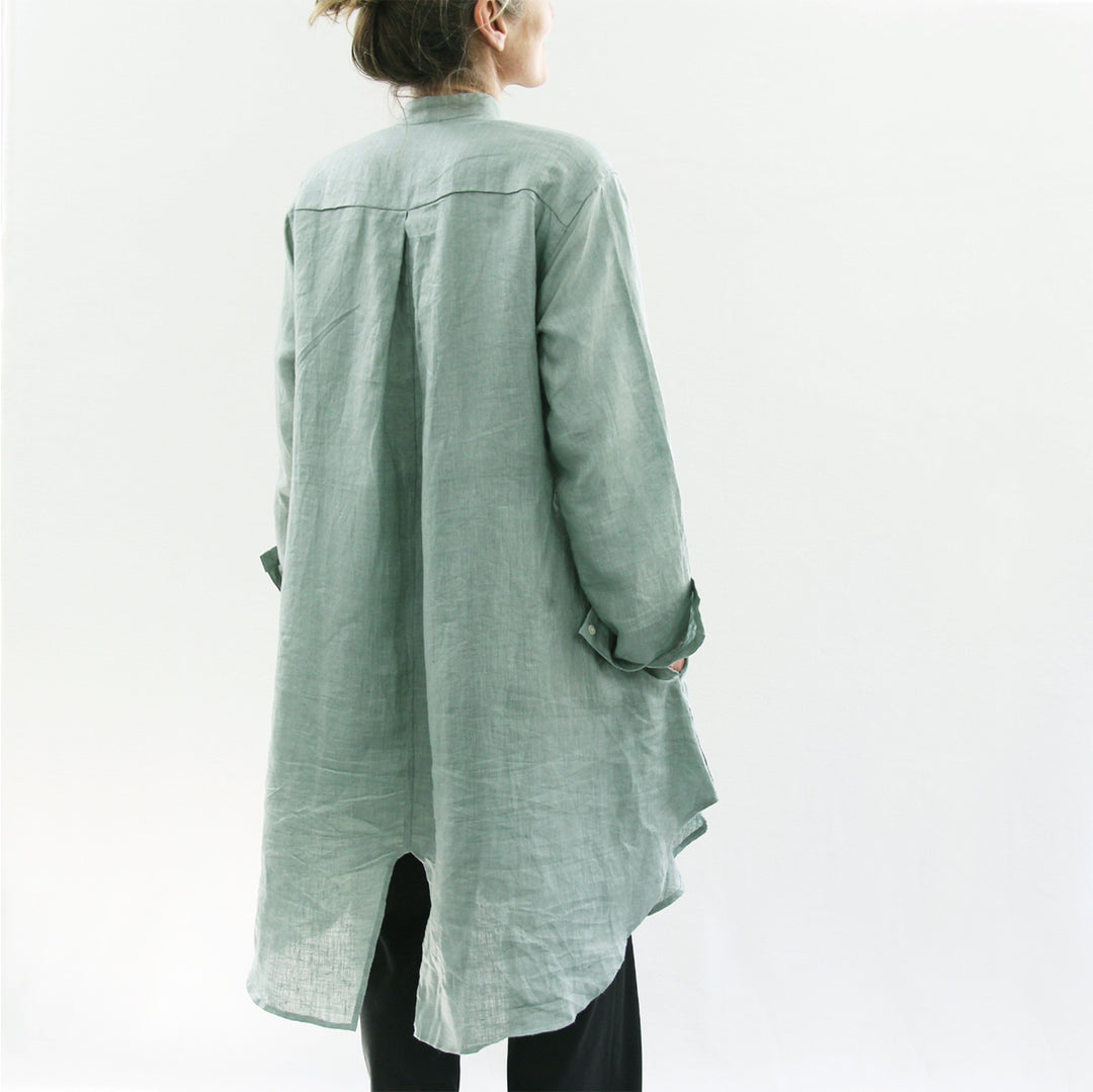 'Lalia' Linen Shirtdress | Tania Llewellyn Designs