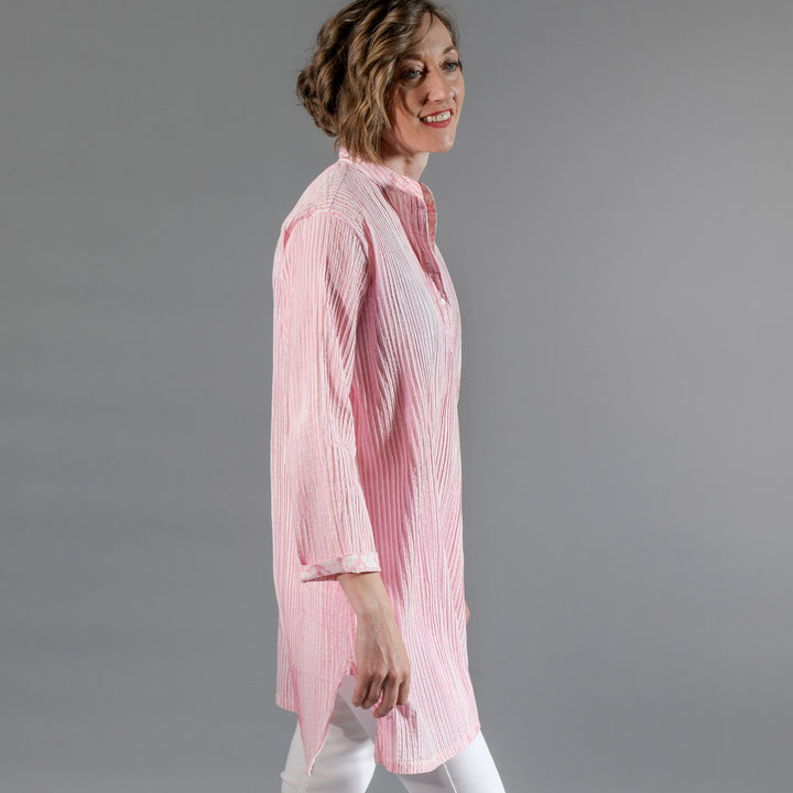 Pintuck Cotton Tunic | Tania Llewellyn Designs