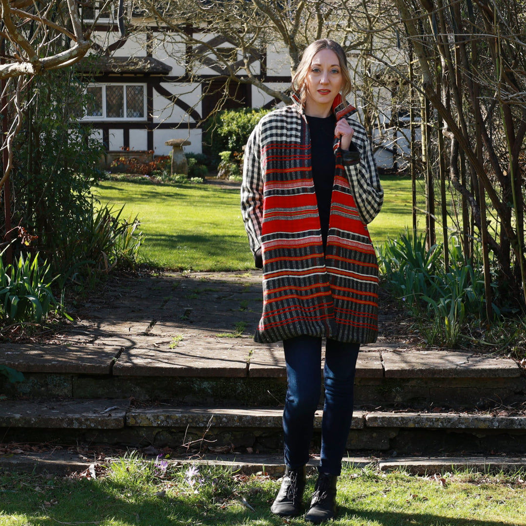 Plaid Wool Jacket / Priya / Small | Tania Llewellyn Designs