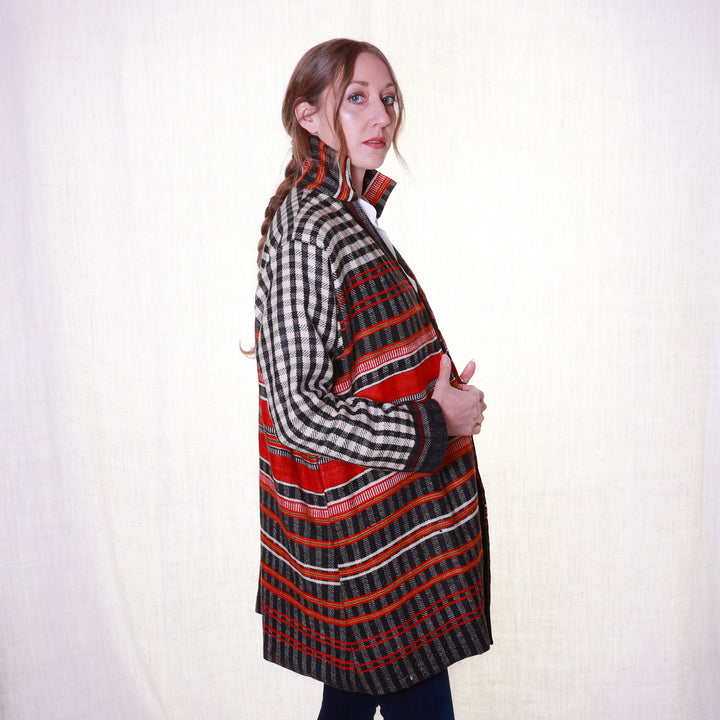 Plaid Wool Jacket / Priya / Small | Tania Llewellyn Designs