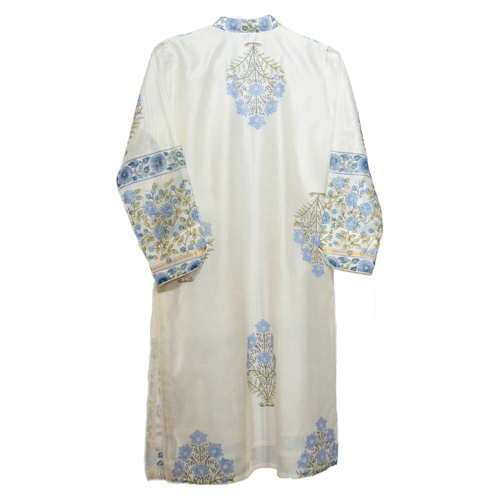 Chanderi Silk / Clover / UK 12-14 | Tania Llewellyn Designs